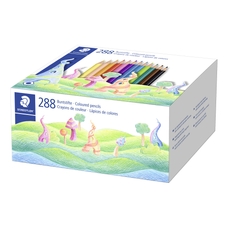 STAEDTLER Wood Free Colouring Pencils - Pack of 288