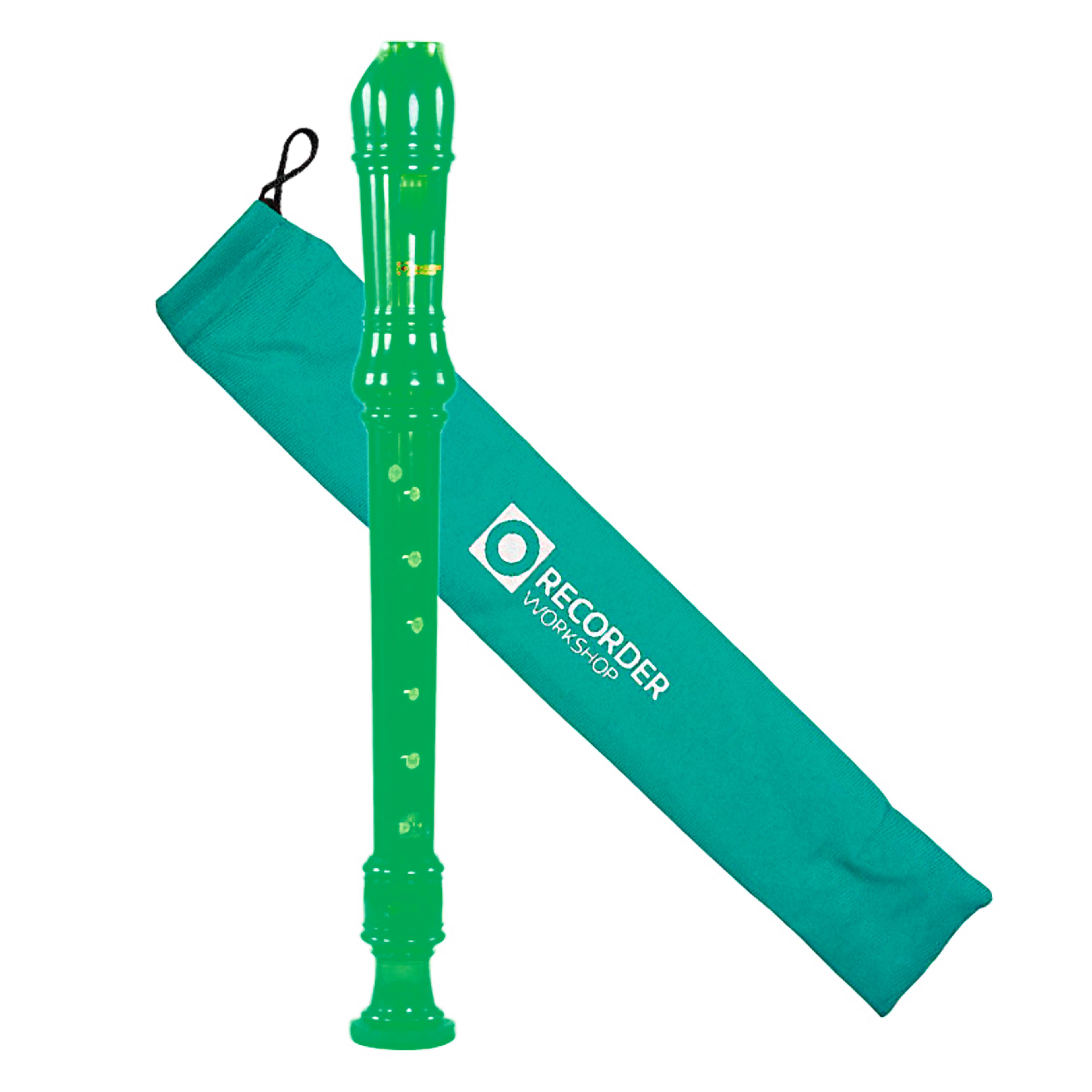 Recorder Workshop Transparent Descant Recorder - Green