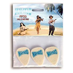 MAHALO Felt Ukulele Plectrums (FP32) - Pack of 3