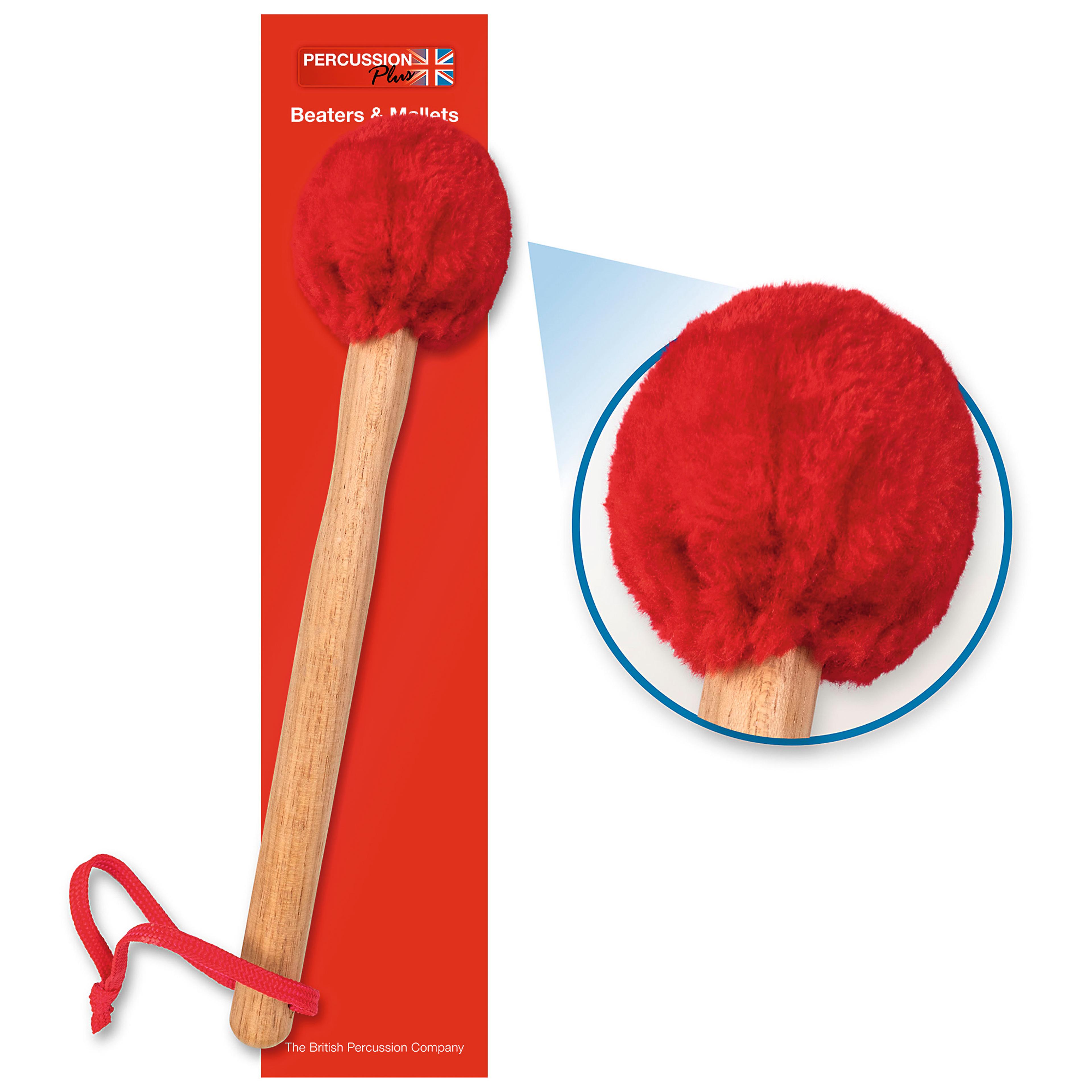 PERCUSSION Plus PP287 Wooden Surdo Mallet - Soft Puff Head