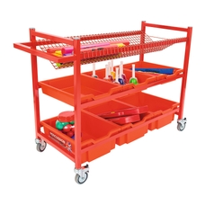 PERCUSSION Plus Mobile Instrument Trolley - Red
