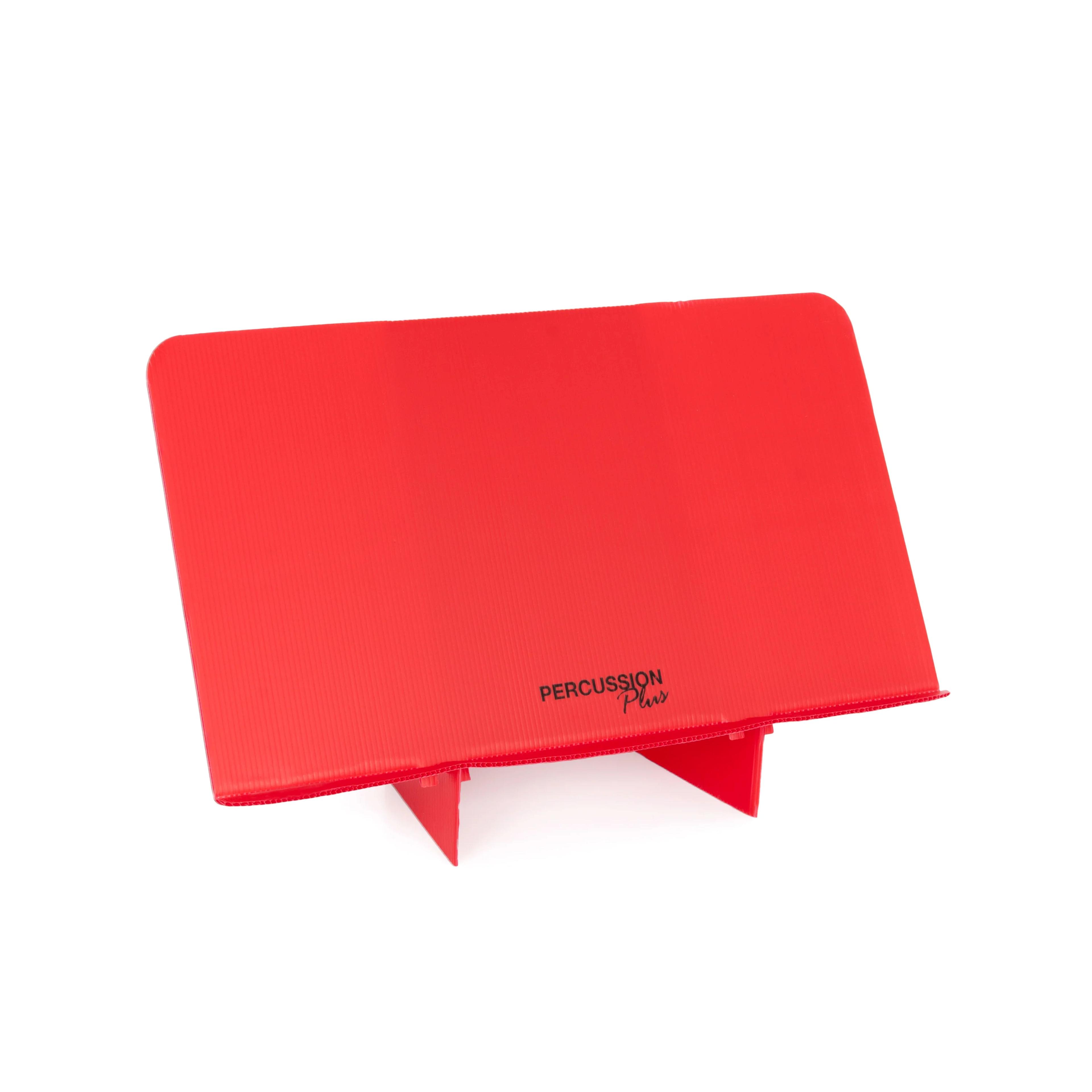 PERCUSSION Plus Desktop Music Stand - Red