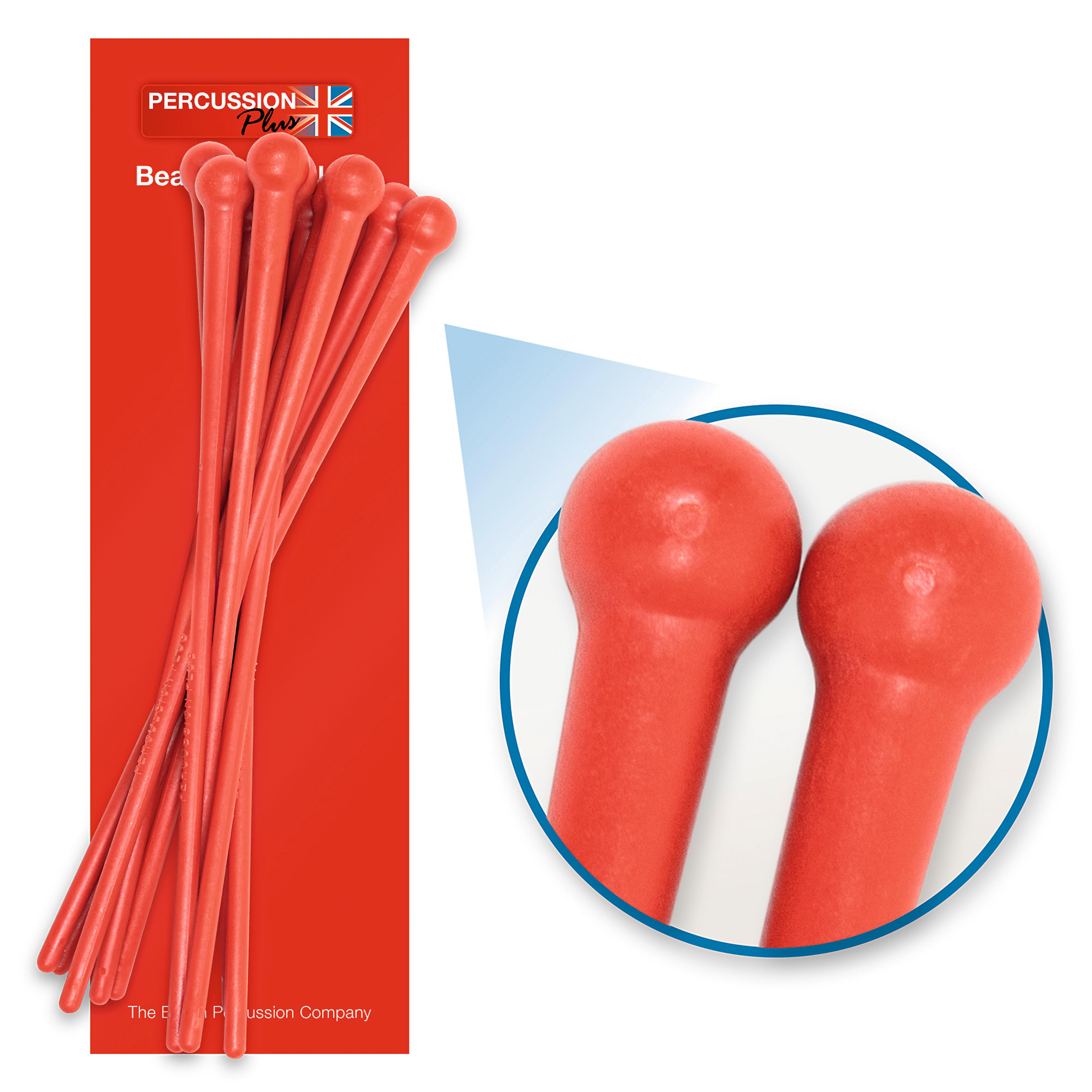 PERCUSSION Plus Plastic One Piece Beaters - Pack of 5 Pairs