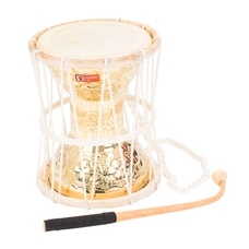 PERCUSSION Plus Talking Drum with Bag and Mallet