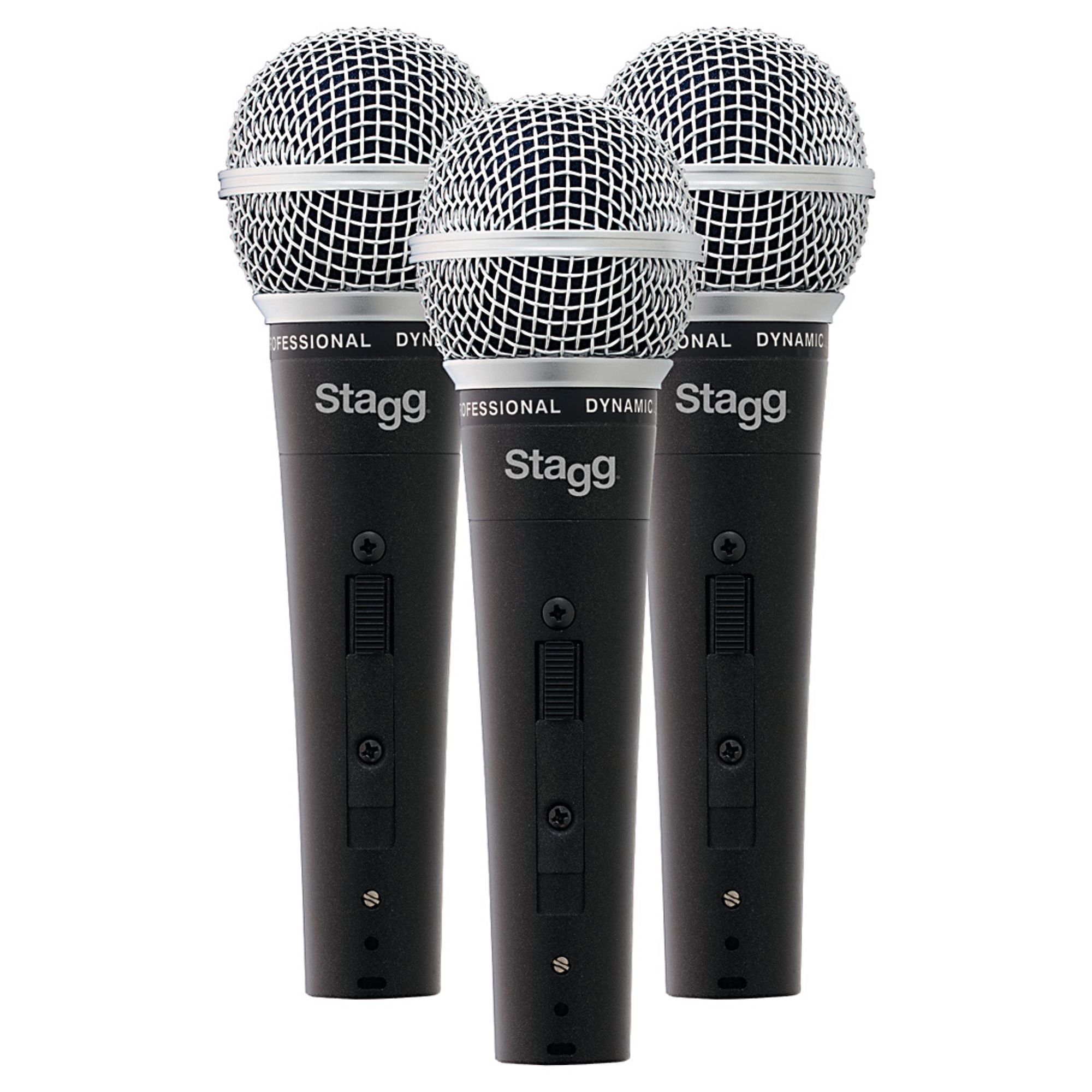 HC1875678 Stagg High Quality Dynamic Microphones Set of 3