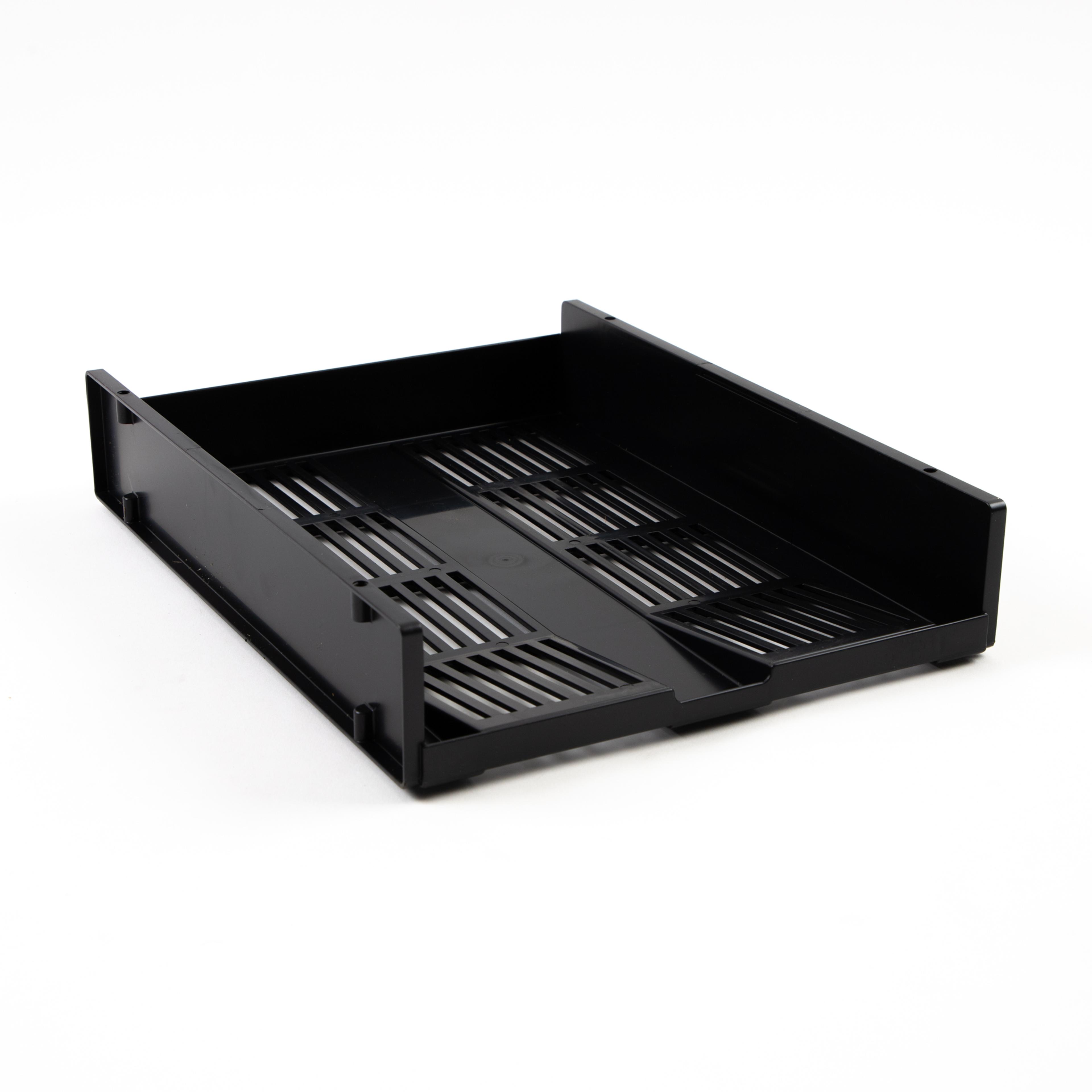 Optimo Letter Tray - Black - Pack of 1