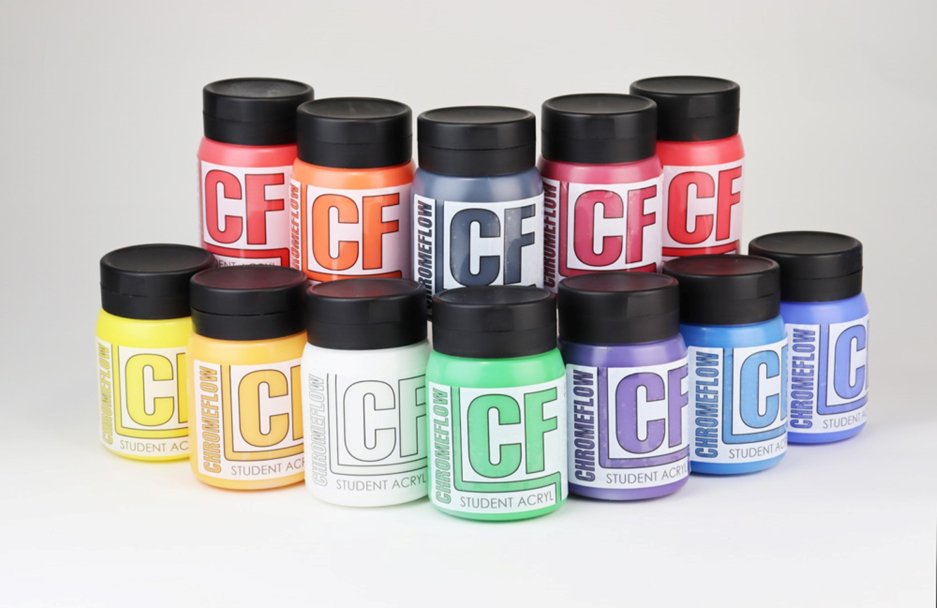 Chromeflow CF Student Acryl - 500ml - Set of 12