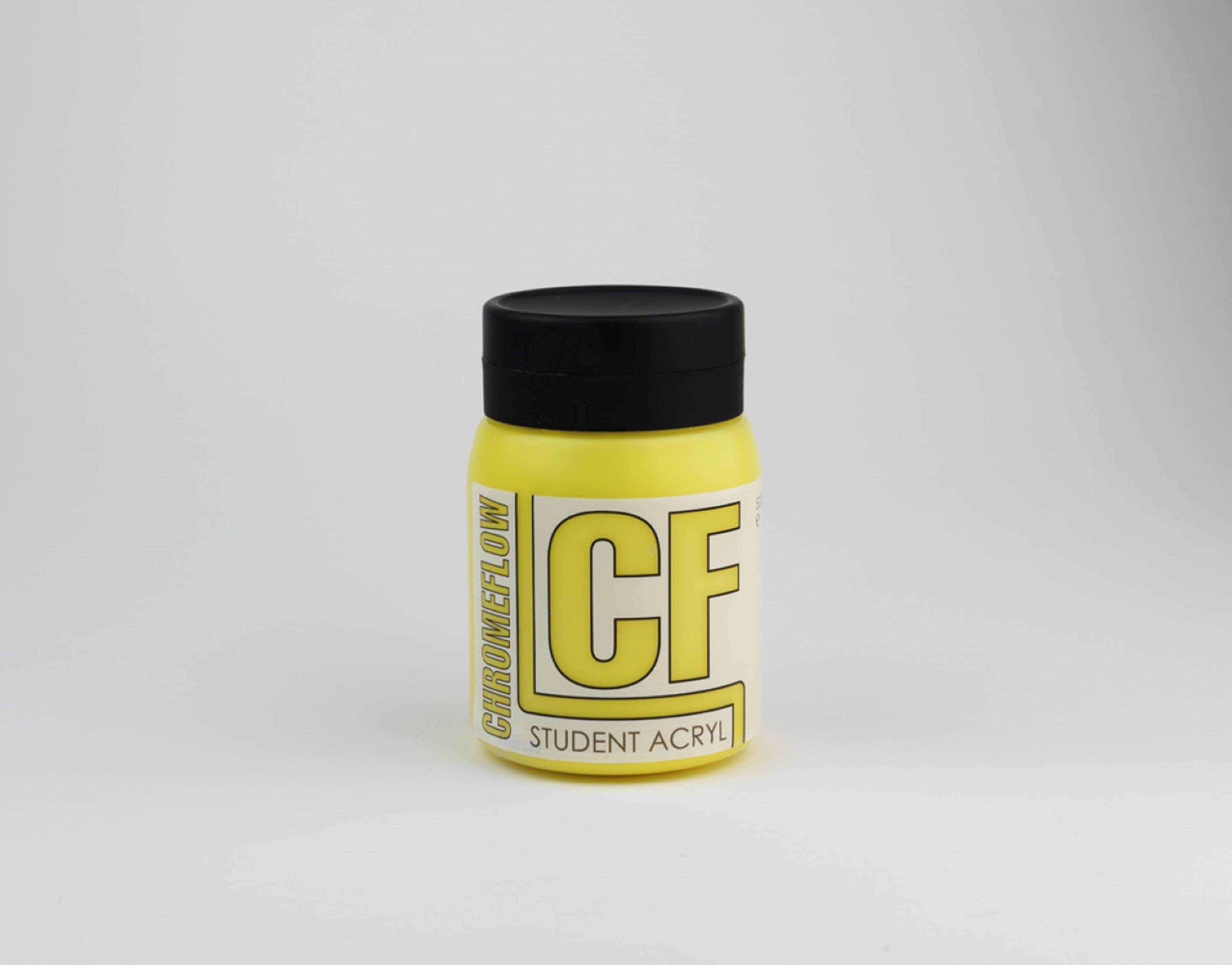 Chromeflow CF Student Acryl - Primary Yellow - 500ml