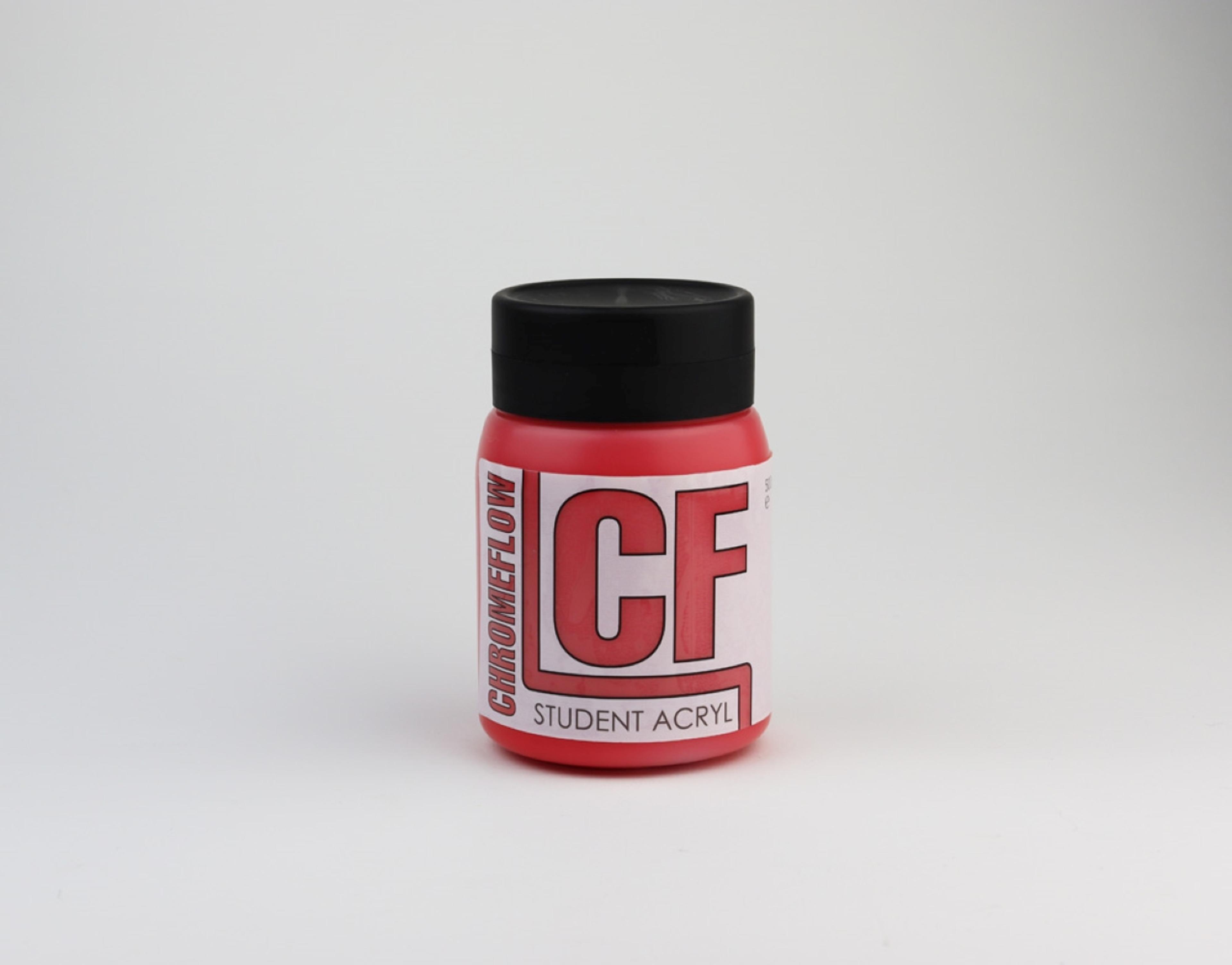Chromeflow CF Student Acryl - Transparent Vermilion - 500ml