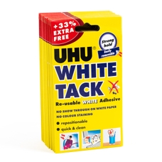 UHU White Tack Handy Pack -  67g - Pack of 12