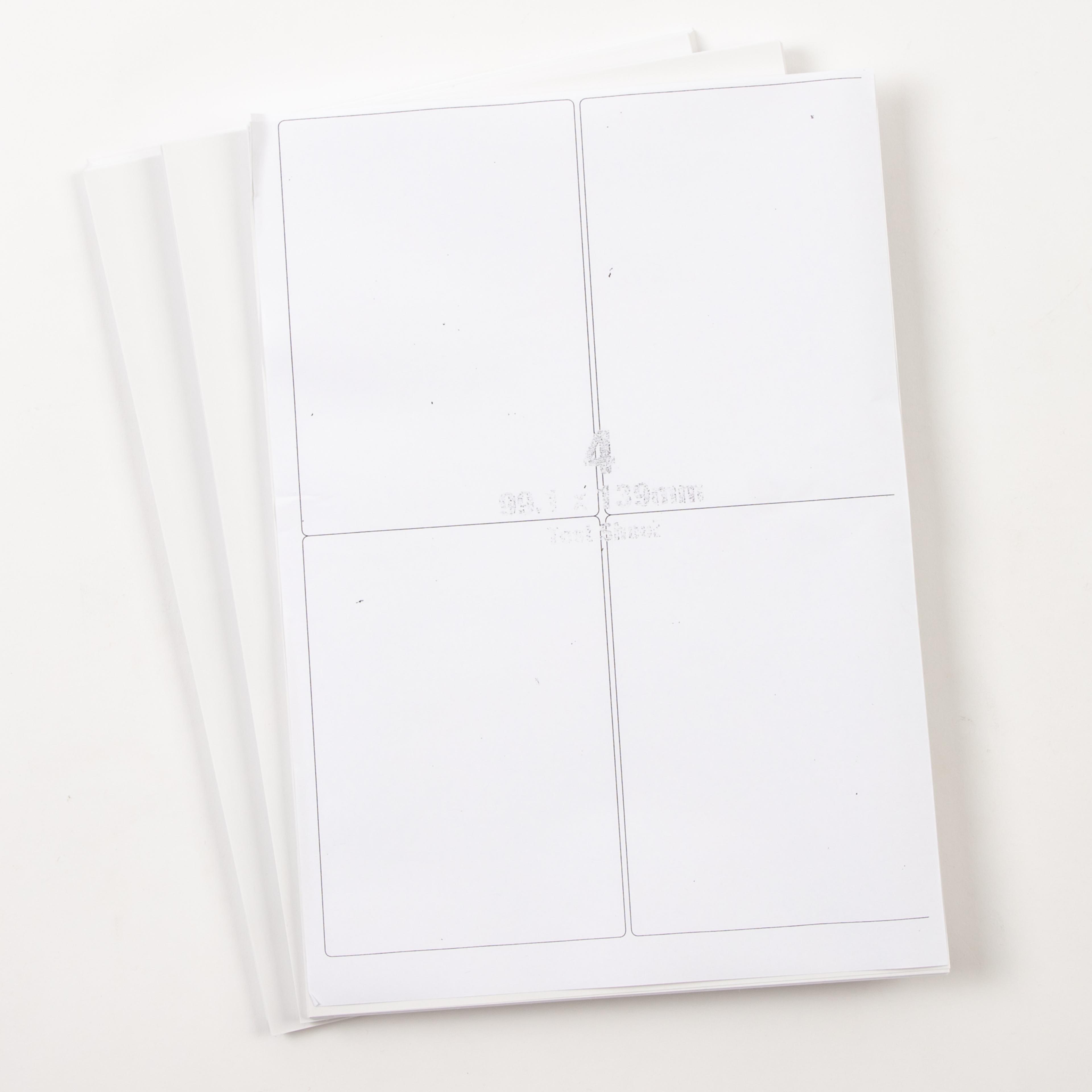 Multi-Purpose Labels - 99.1 x 139mm - Pack of 100 Sheets