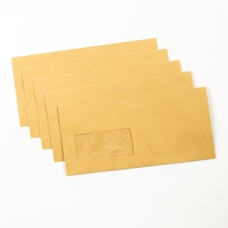 Mail Machine Manilla Window Envelope - 114x235mm - Pack of 1000