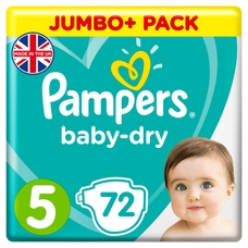 Pampers Baby Dry Size 5 - Pack of 72