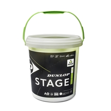 Dunlop Tennis Ball - Stage 1 Green - Bucket of 60