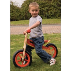 BIGJIGS Toys Red And Blue Balance Bike Offer