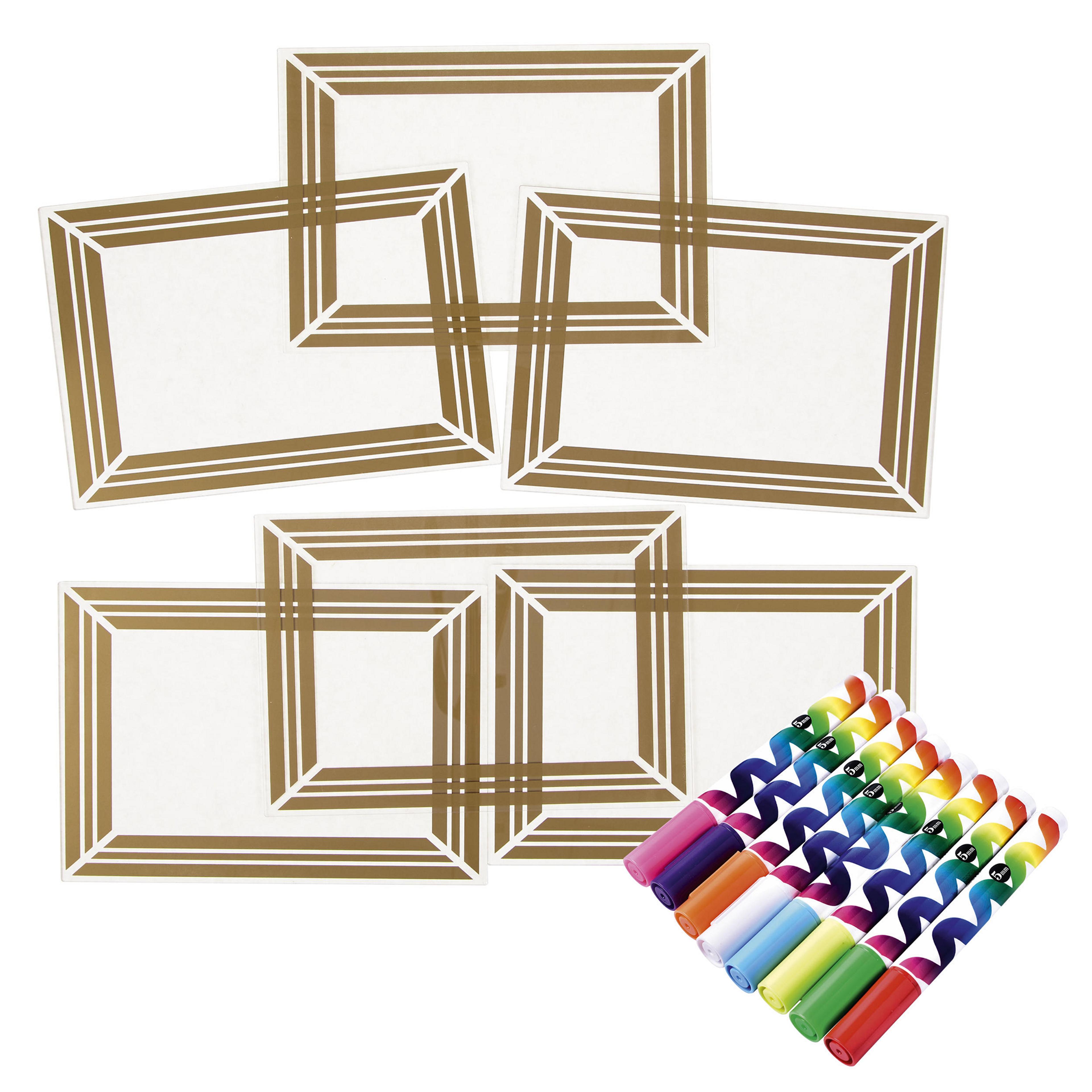 Mark Making Frames with FREE Chalk Markers from Hope Education 