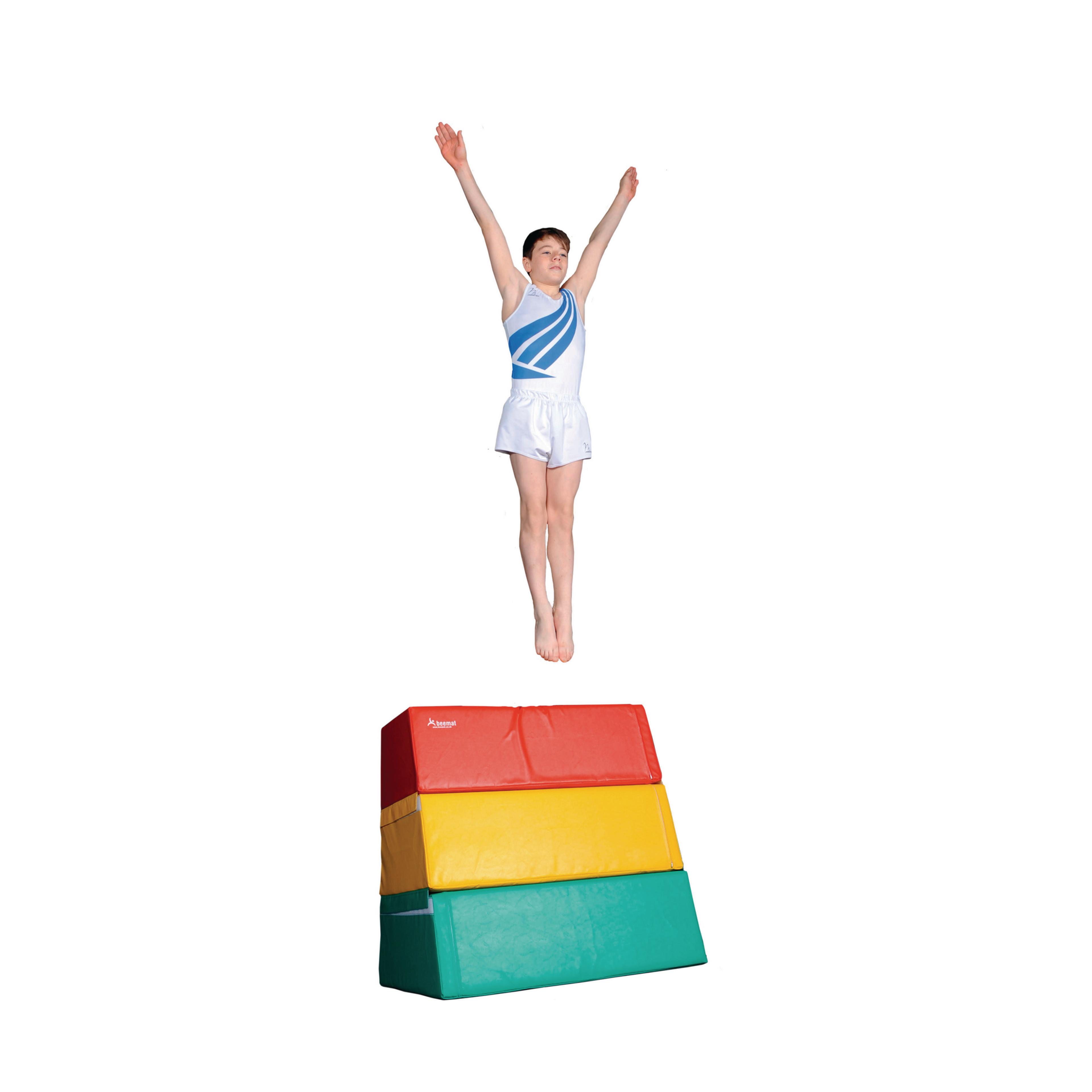 Beemat 3 Section Foam Vaulting Box - Multi