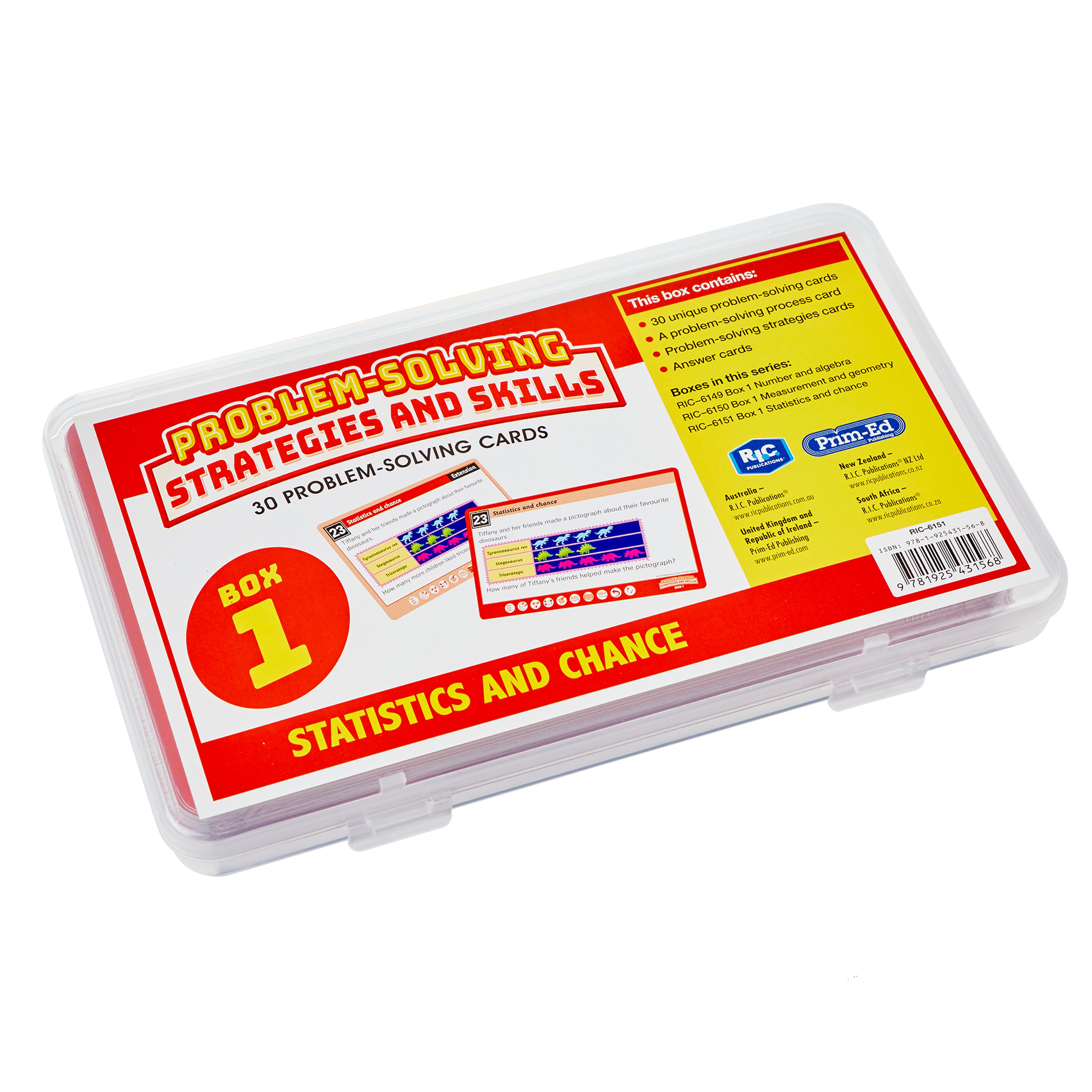 Maths Problem Solving Cards Year 1 - Statistics and Chance from Hope Education