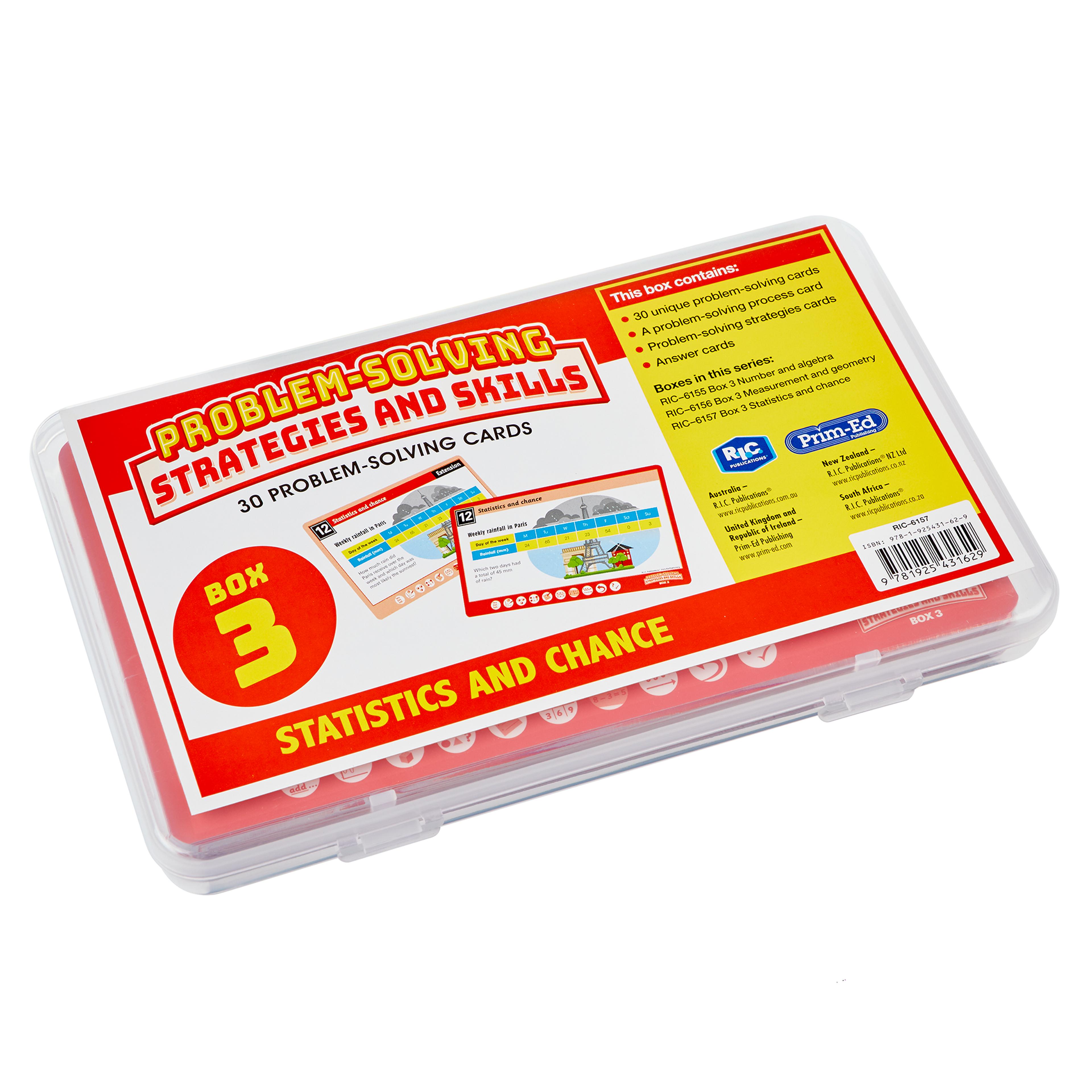 Maths Problem Solving Cards Year 3 - Statistics and Chance from Hope Education