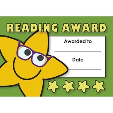 Reading Award Mini Certificates