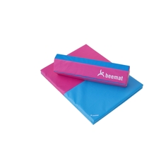 Beemat Folding Balance Beam and Mat Pack - Pink/Sky