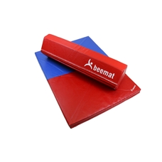 Beemat Folding Balance Beam & Mat Pack - Red/Blue