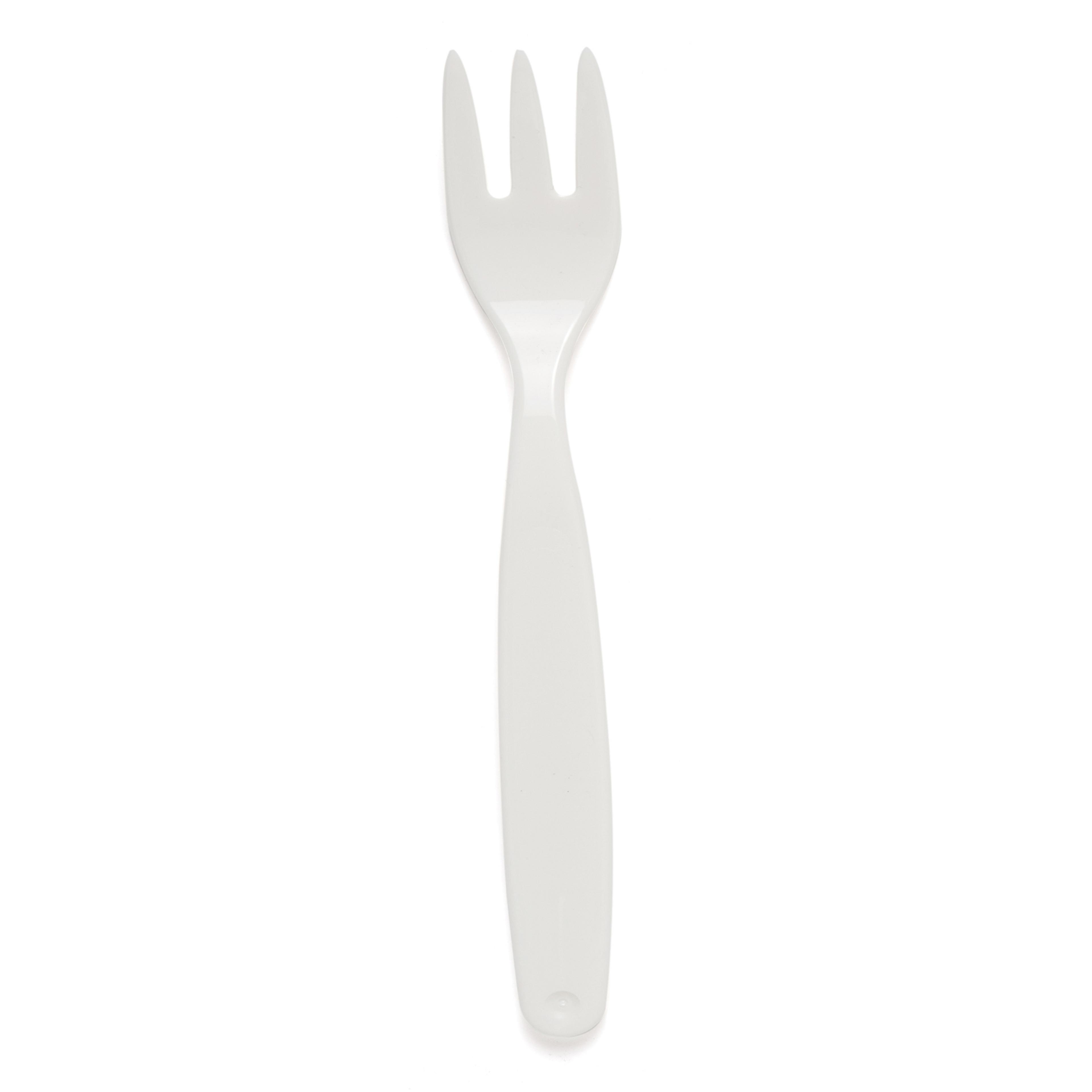Harfield Polycarb Forks - White - Pack of 10