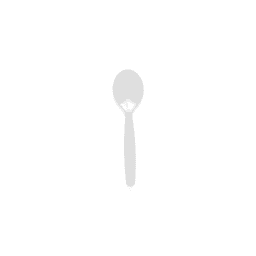 Harfield Small Dessert Spoons - White - Pack of 10