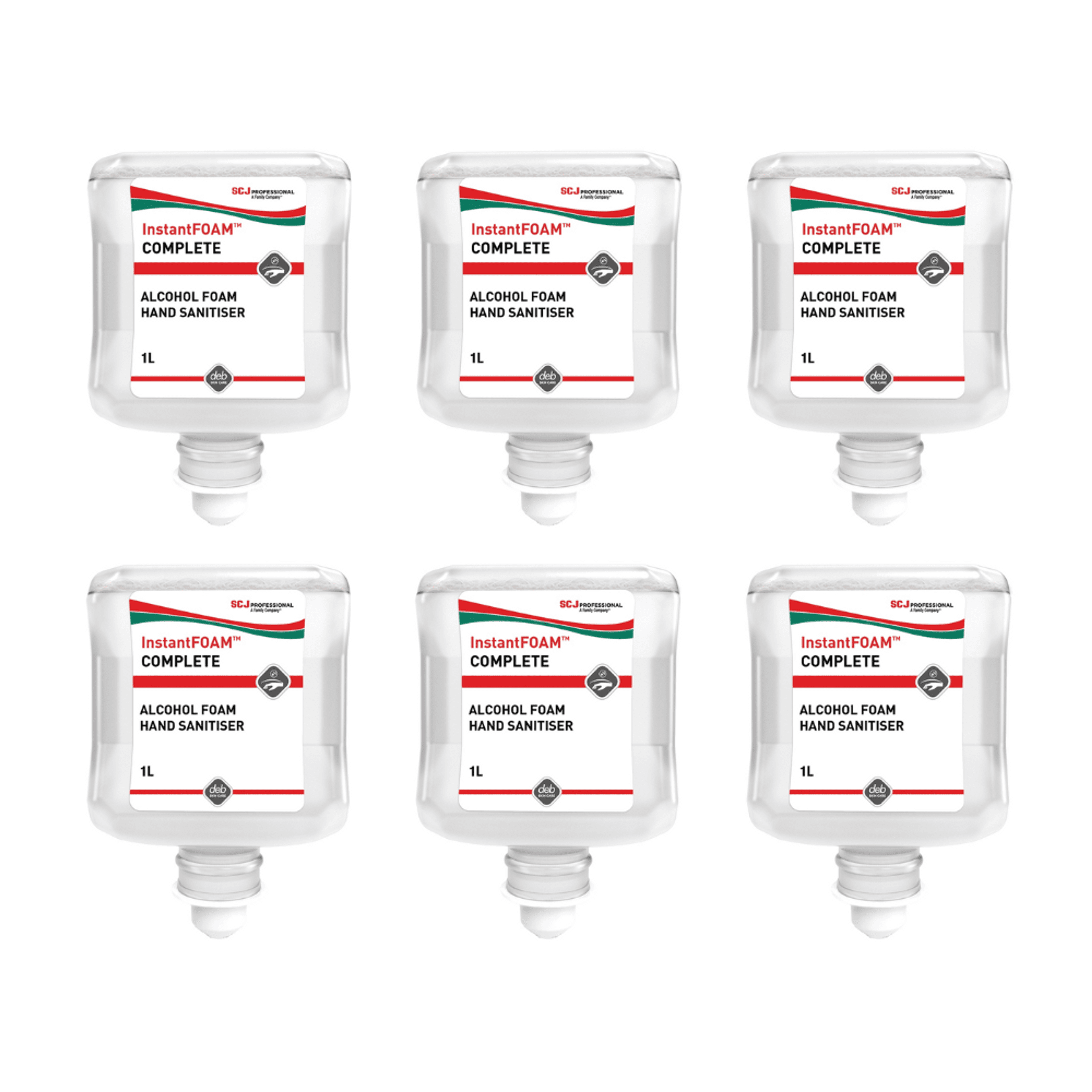 Deb InstantFOAM Hand Sanitiser - Pack of 6