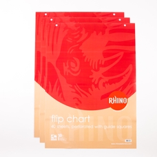 RHINO Feint Grid Flipchart Pad - A1 - Pack of 10