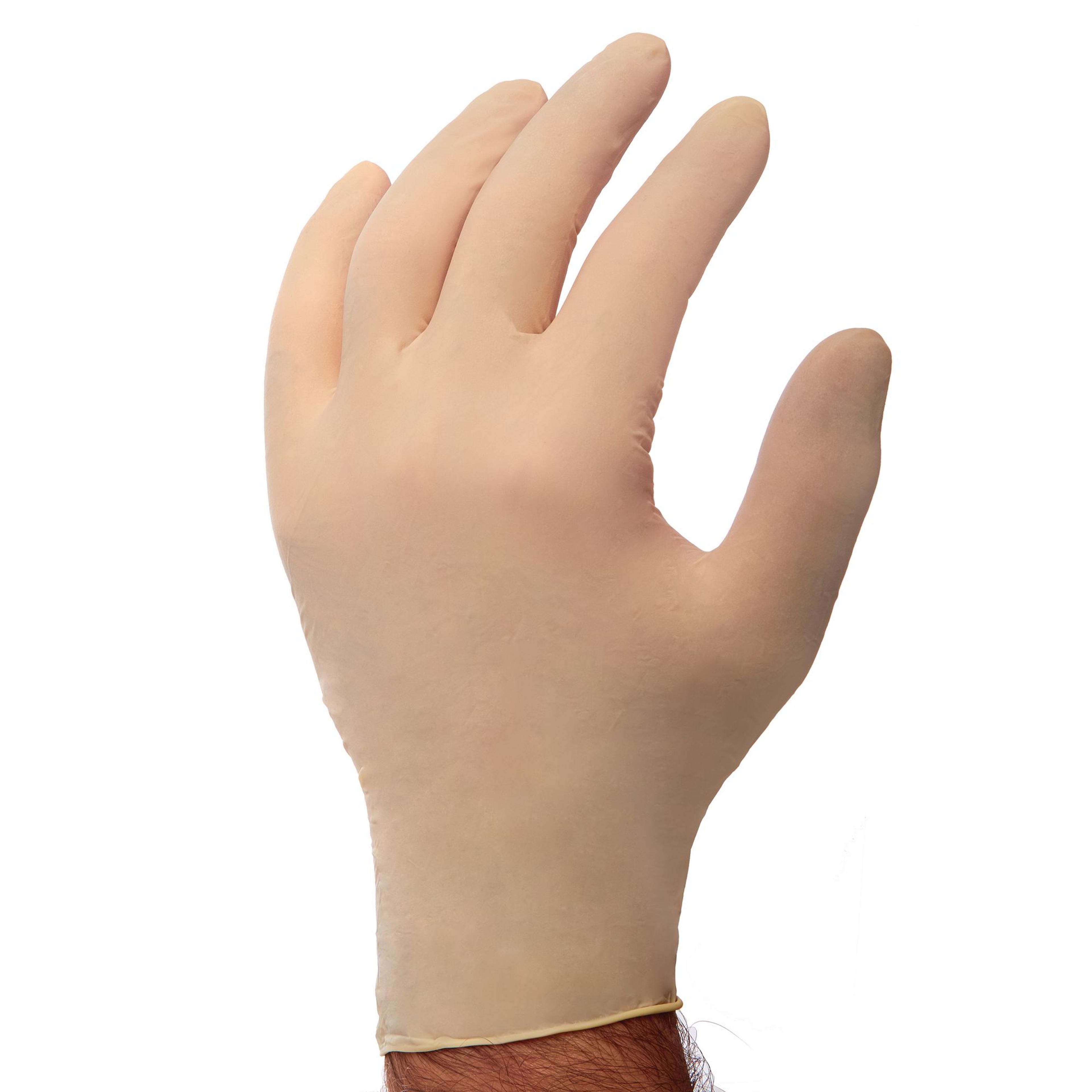 Polyco Large White Powder Free Latex Disposable Gloves - Pack of 100