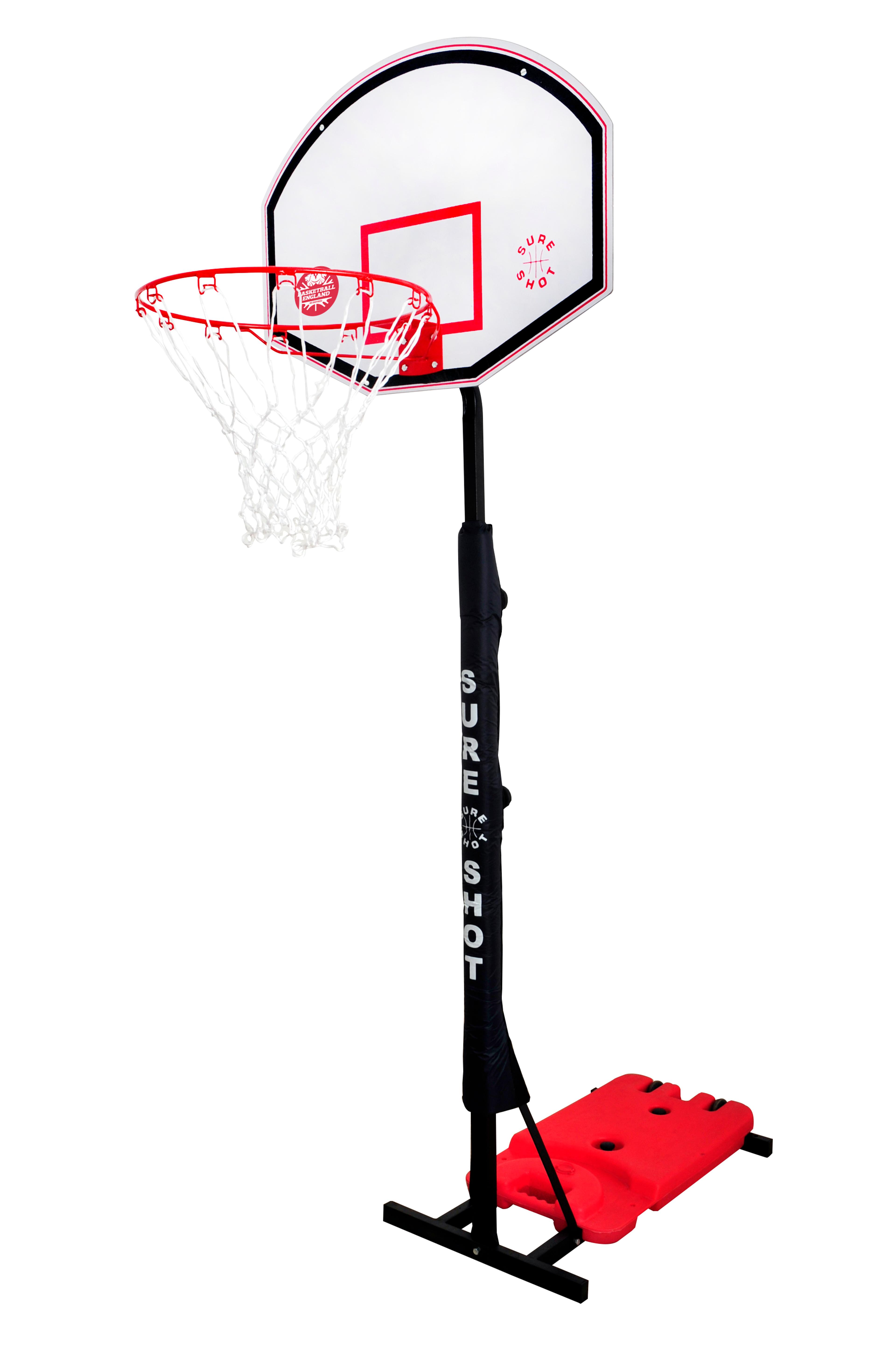 Sure Shot Easi Shot Basketball Unit - White Backboard