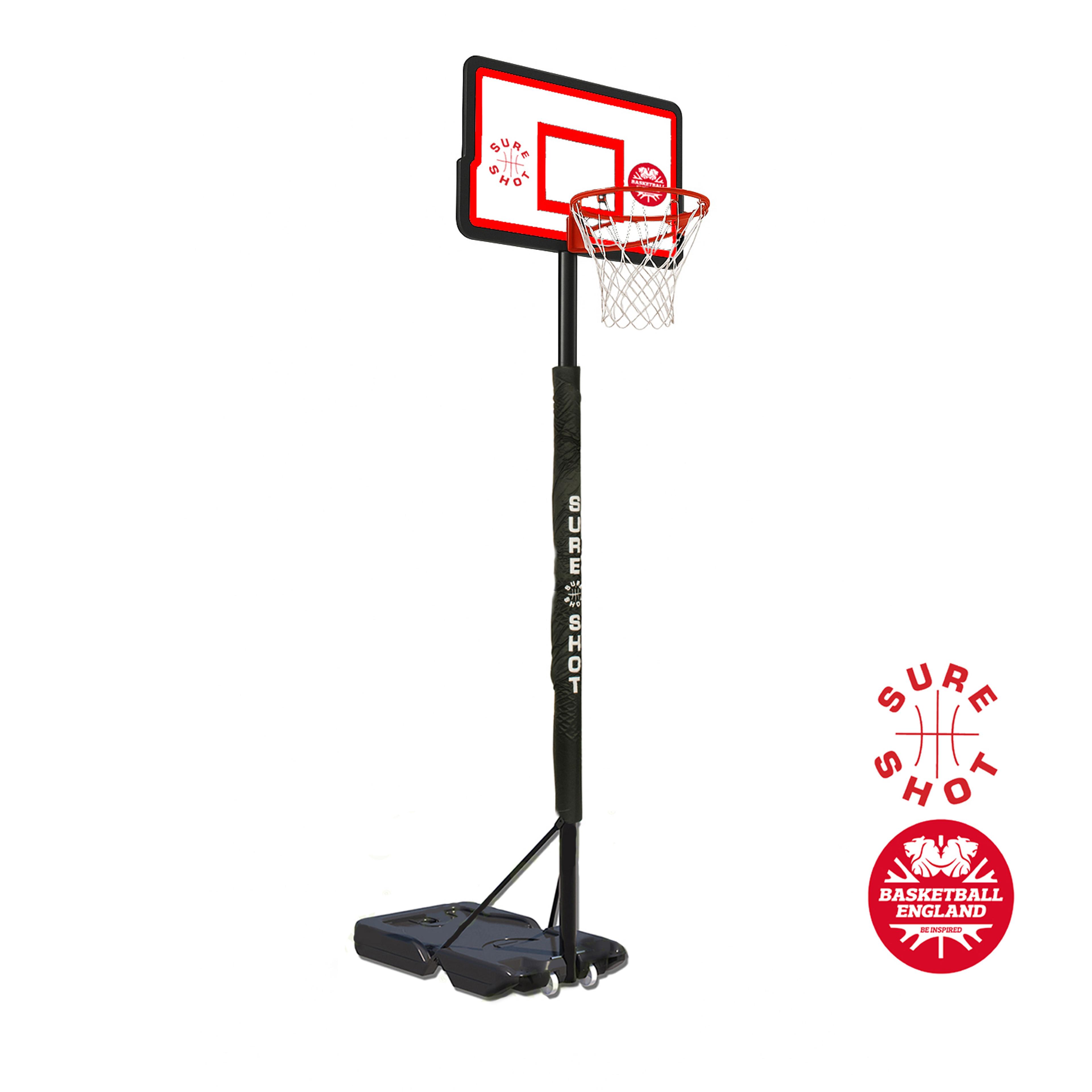 Sure Shot Easi Shot Basketball Unit - White Backboard