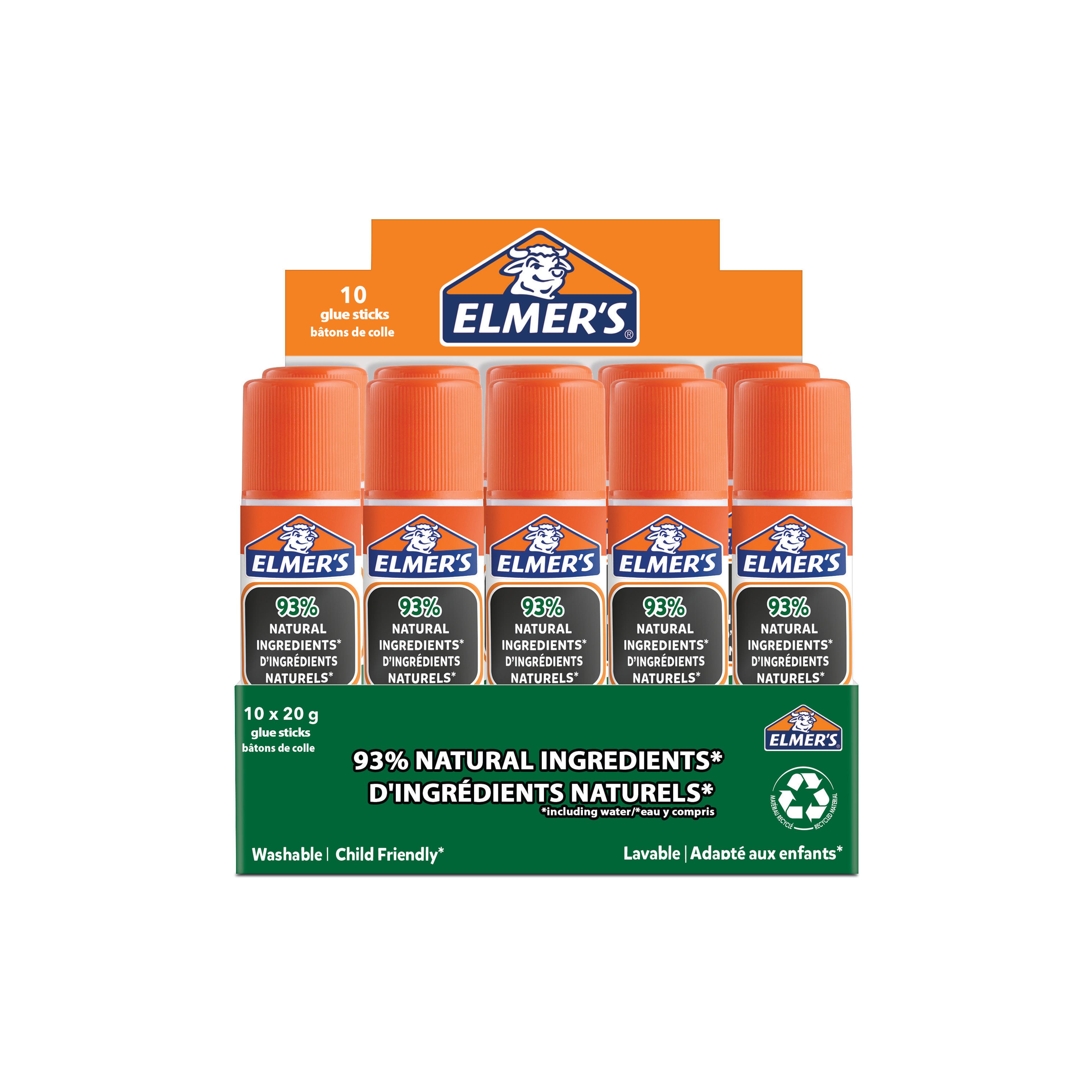ELMER'S Pure School Glue Stick - 20g - Pack of 10