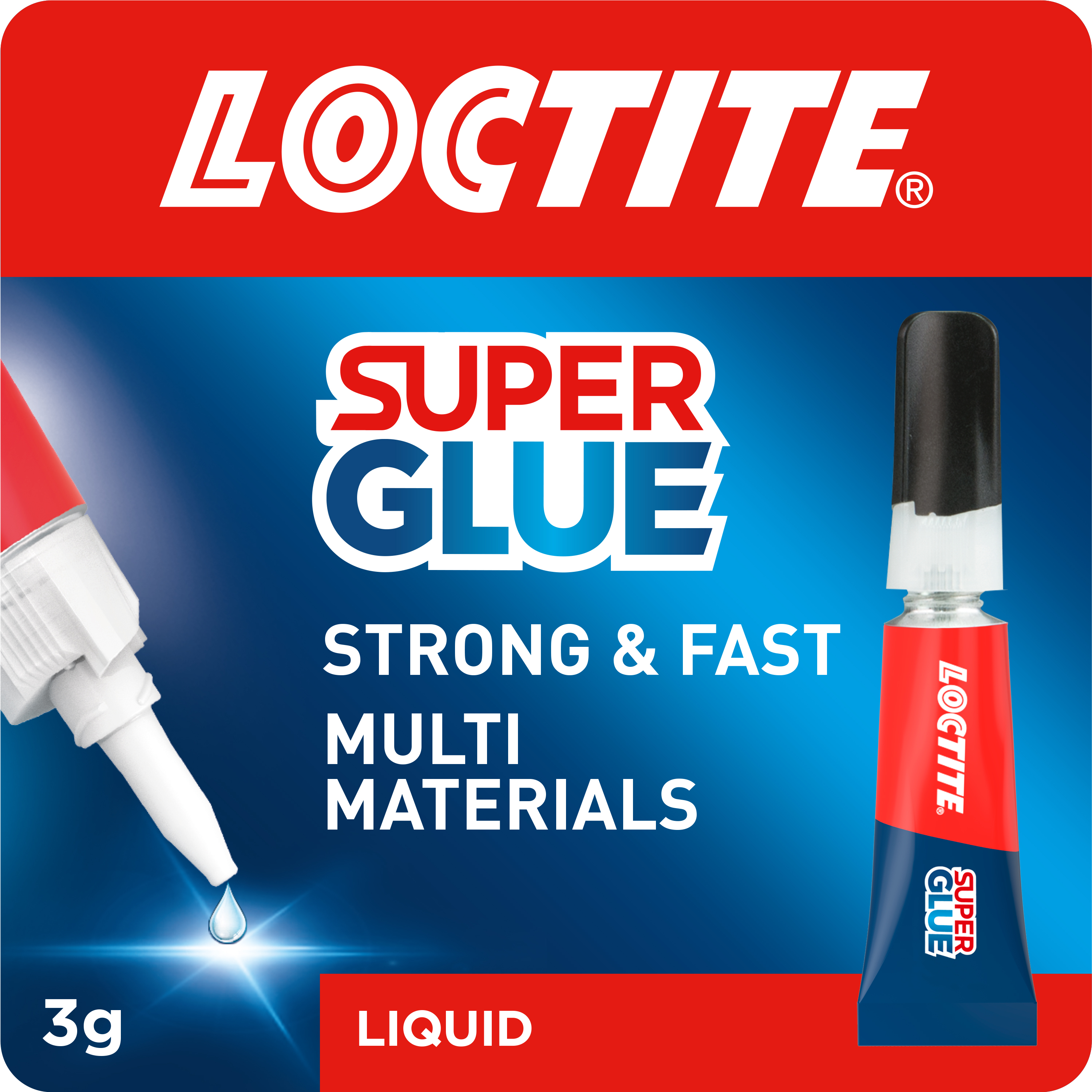 Loctite Super Glue-3, triple résistance, 3gr 