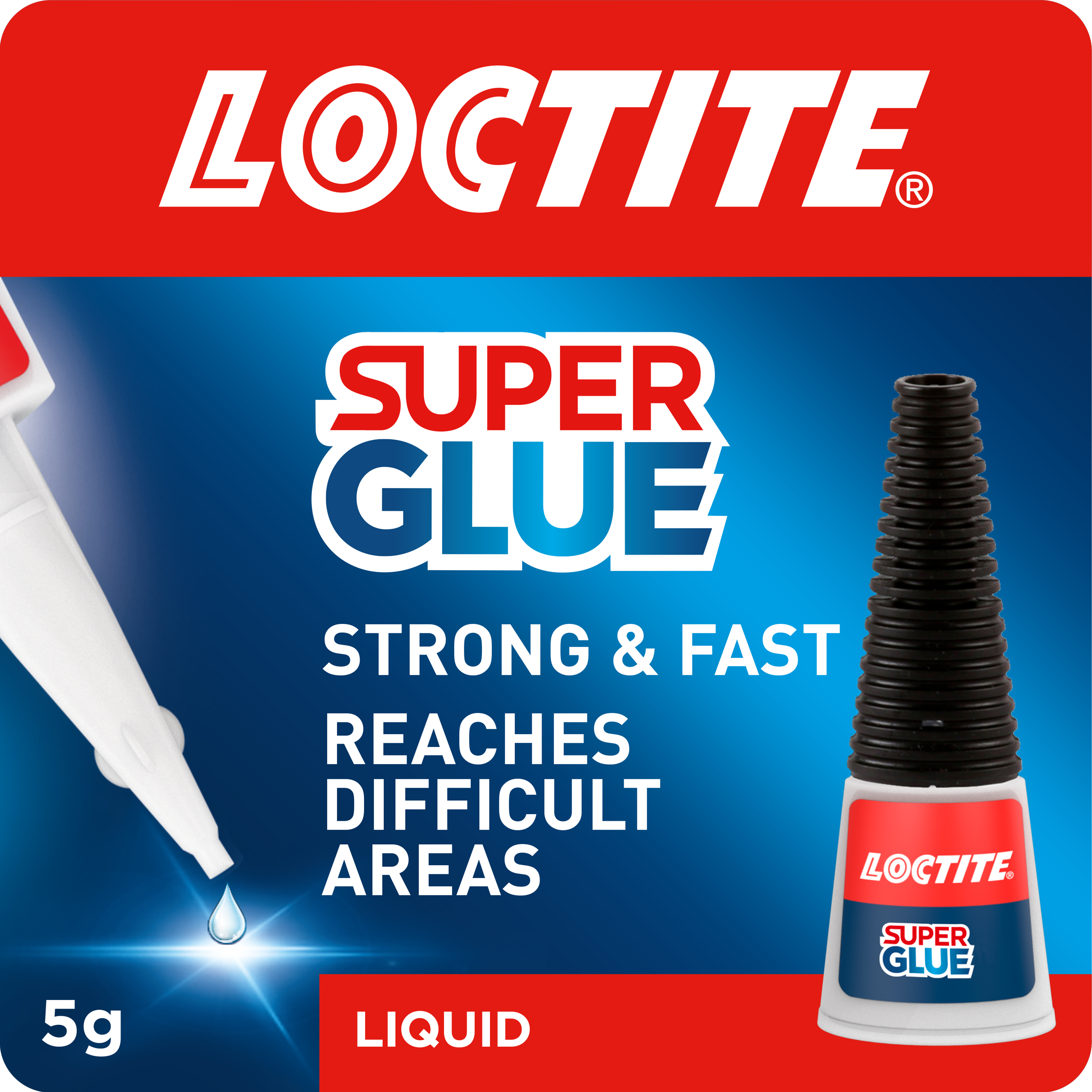 Colle de précision Super Glue Loctite - 5 gr - Colle forte - Creavea
