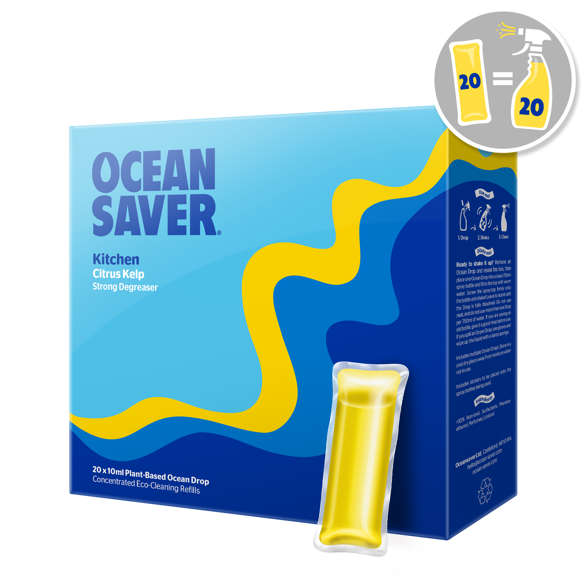 Ocean Saver Eco Drops Kitchen Degreaser