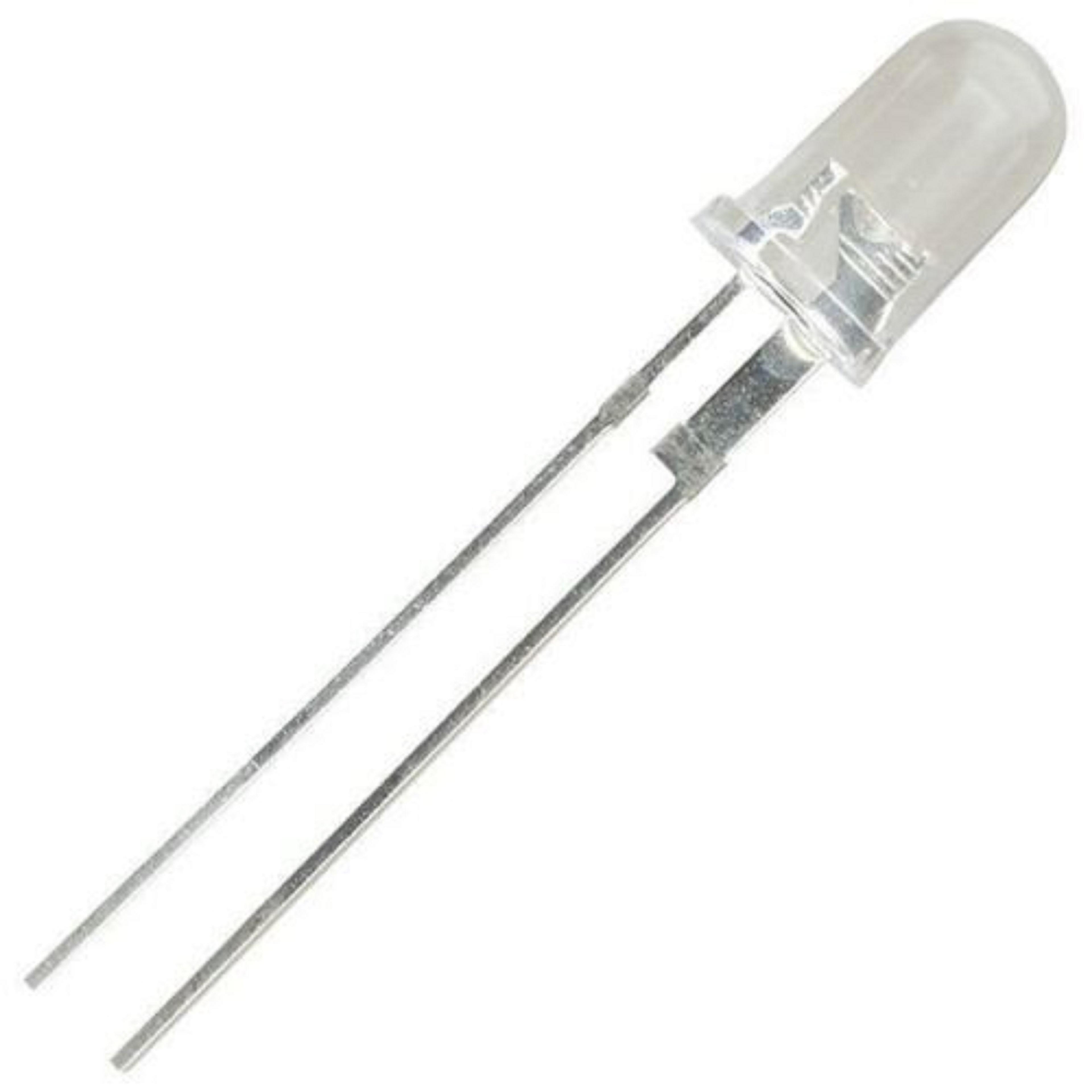 LED Indicators - 5mm - White - Pack of 10