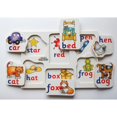Rhyming Sounds Wooden Puzzle - Set  1