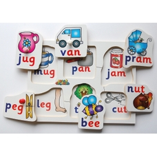 Rhyming Sounds Wooden Puzzle - Set 2