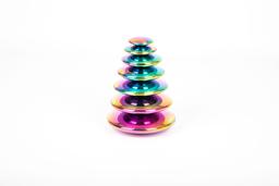 tickit Sensory Reflective Colour Burst Buttons - Pack of 7