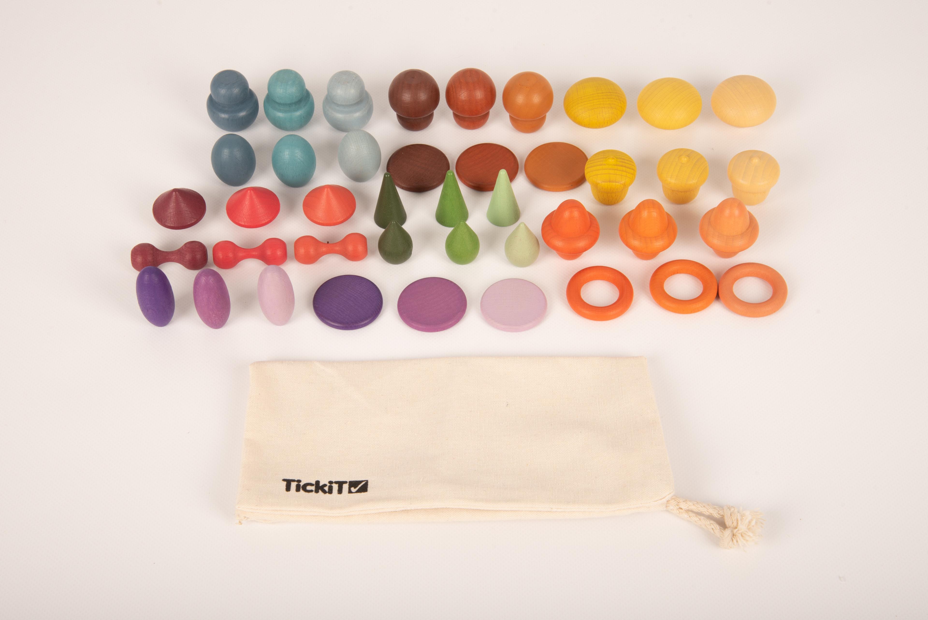 tickit Wooden Treasures Set - Pack of 42