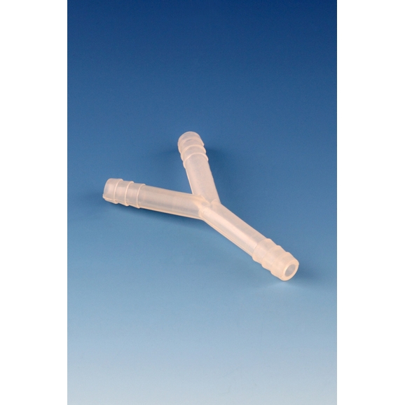 BRAND® tubing connector, Y-shape polypropylene, for tubing i.d., 6 ‑ 7 mm