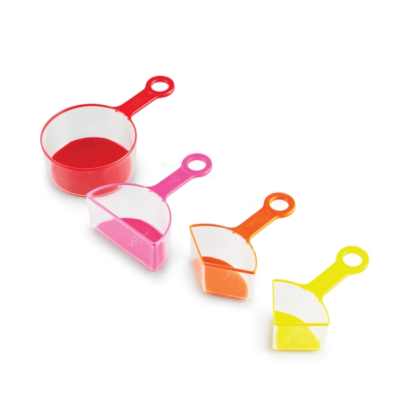Rainbow Fraction® Measuring Cups, Set of 4