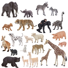 Wild Animals and their Young Set from Hope Education - Pack of 22