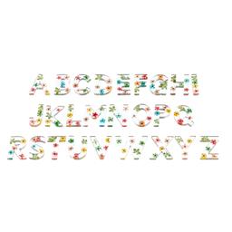 Floral Resin Uppercase Letters from Hope Education