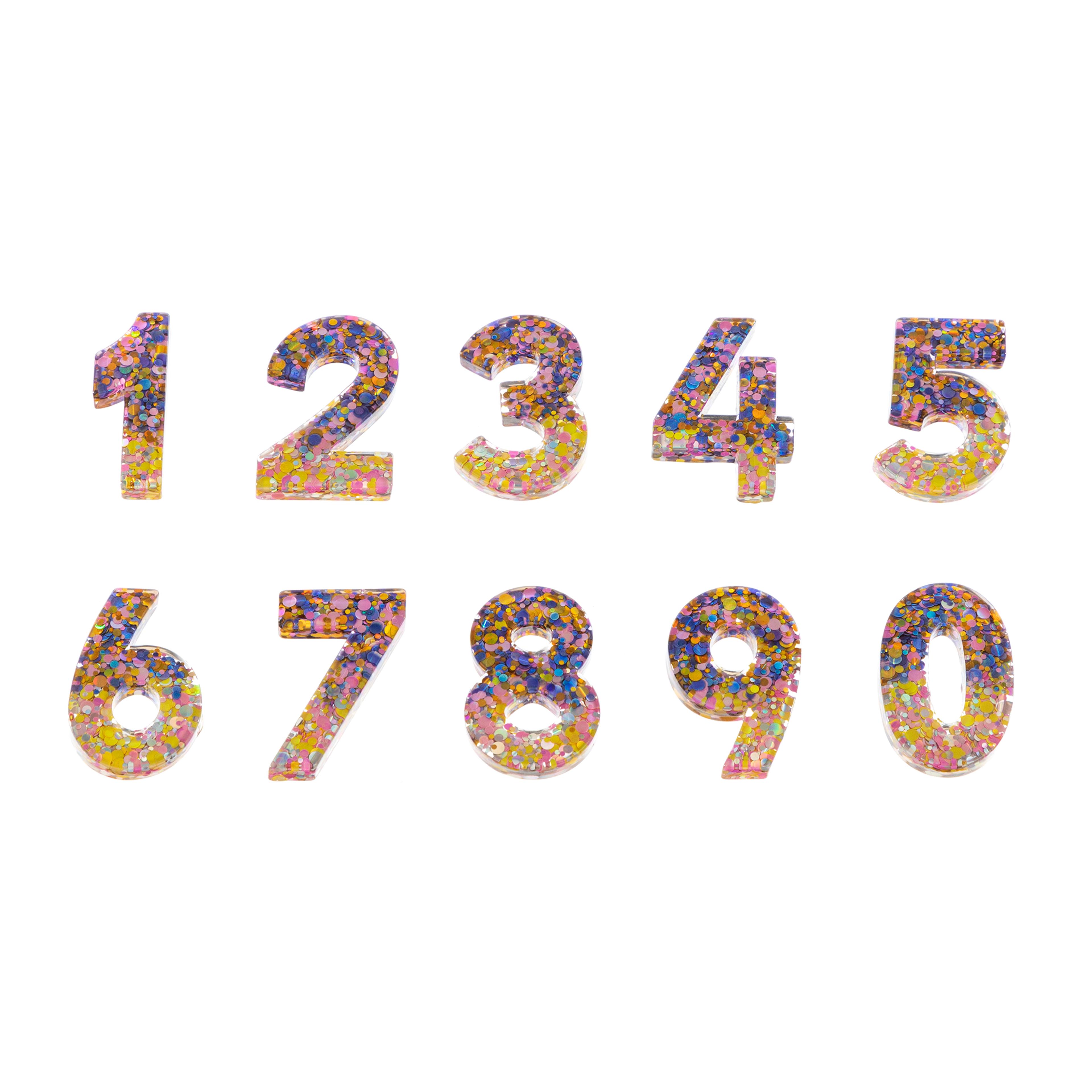 Resin Sequin Numbers from Hope Education