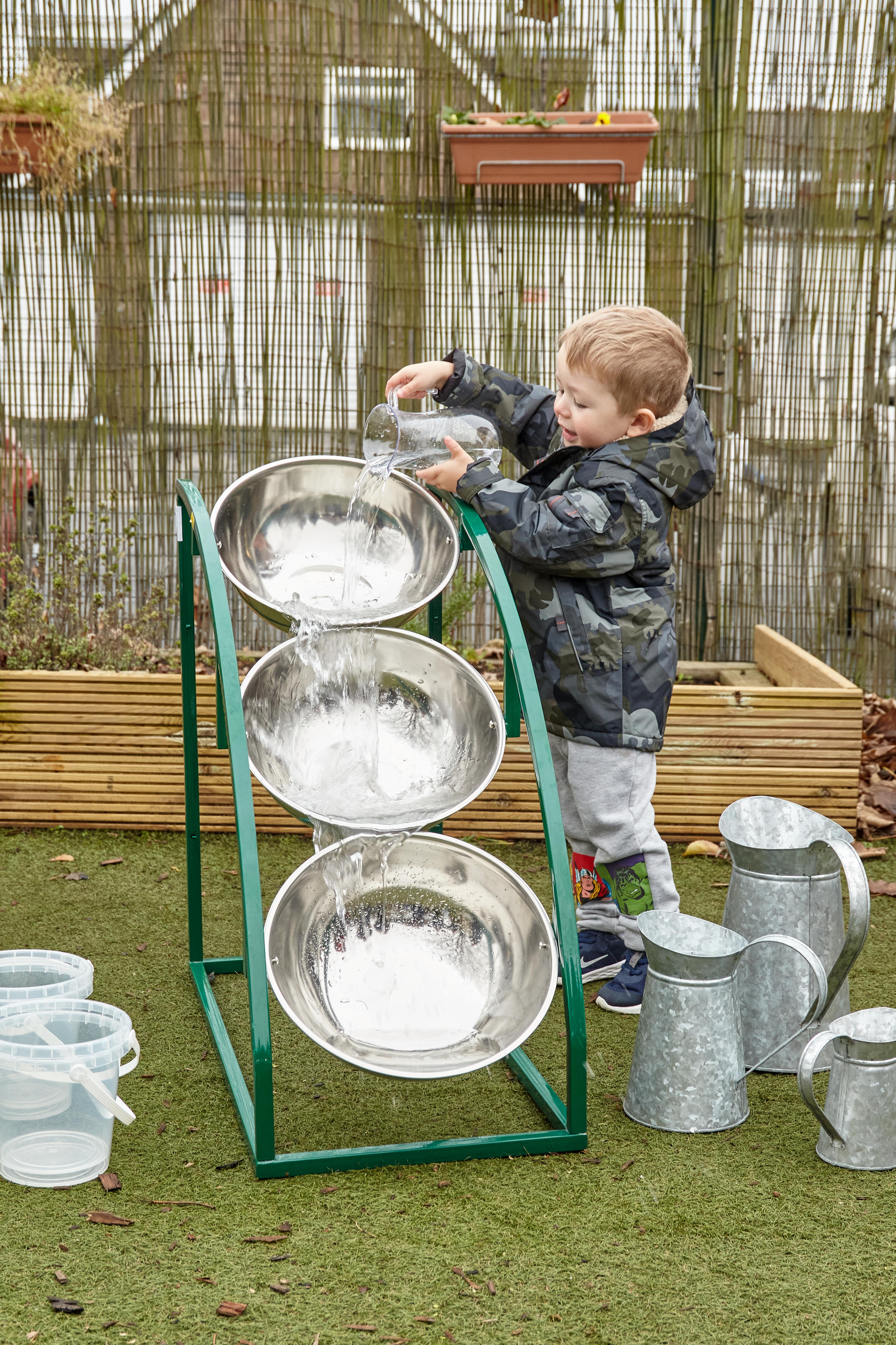Curved Tumbling Waterfall from Hope Education