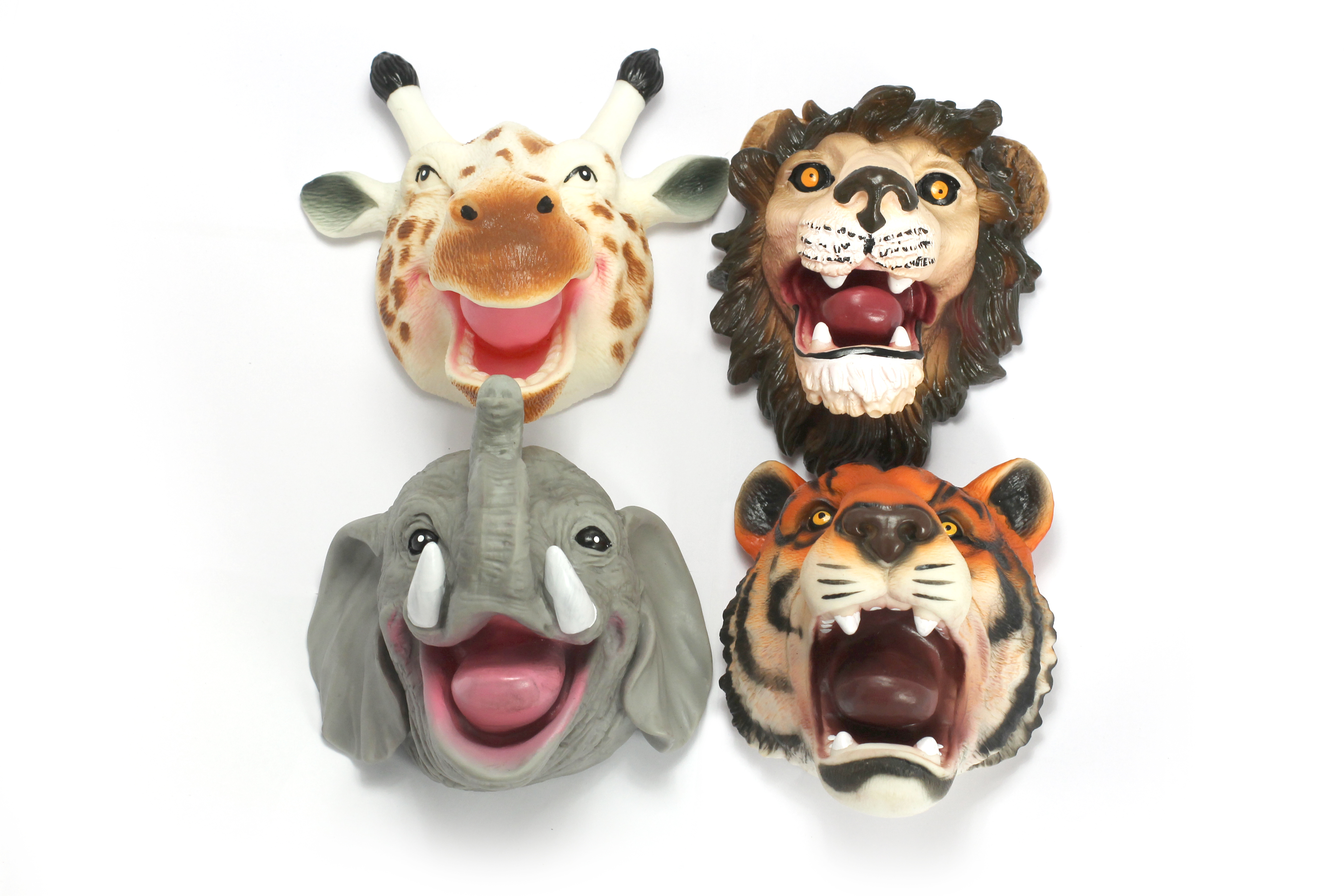 Realistic Safari Animals Hand Puppets