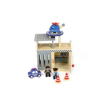 Wooden Police Playset